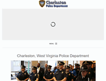 Tablet Screenshot of charlestonwvpolice.org